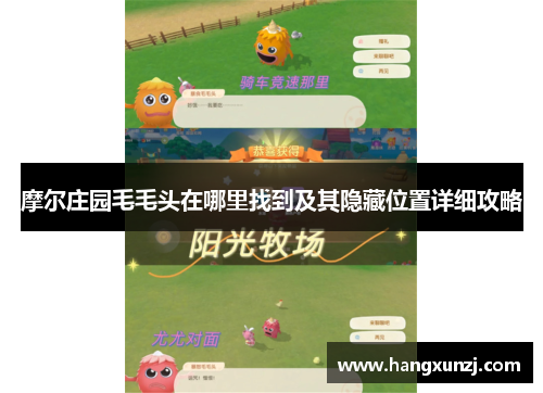 摩尔庄园毛毛头在哪里找到及其隐藏位置详细攻略